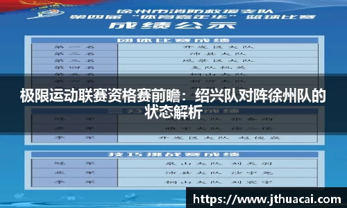 极限运动联赛资格赛前瞻：绍兴队对阵徐州队的状态解析